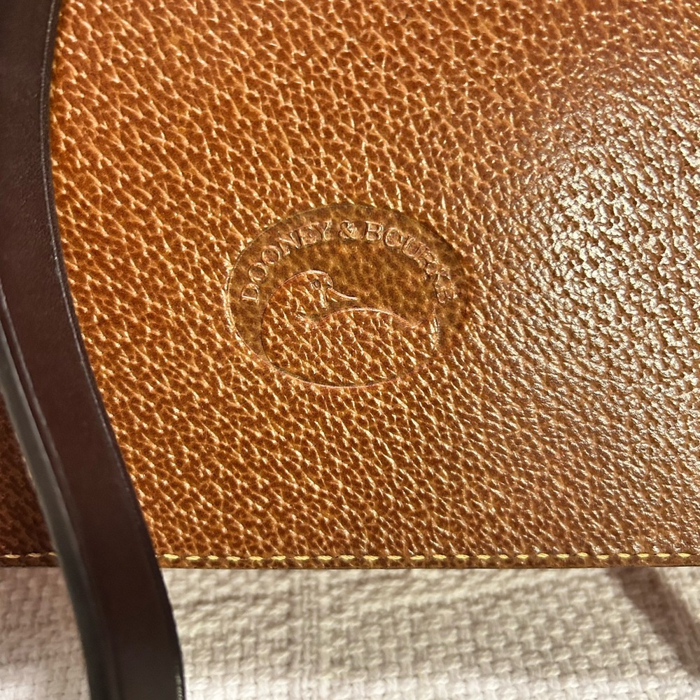 DOONEY & BOURKE Burnt Orange and Leather Women’s Backpack - Picture 6 of 11
